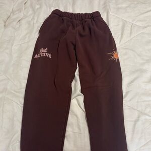 Set Active Brown Sweatpants Size M